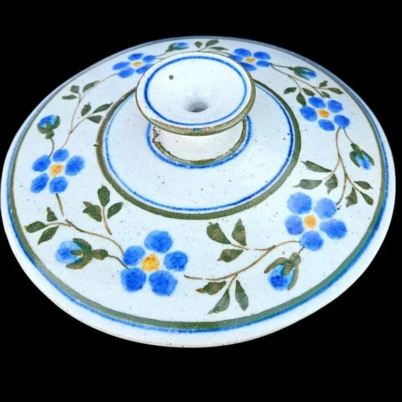 Vintage Studio Pottery Stoneware Ceramic Caserole with Lid Signed Gisela 1979 - Picture 9 of 14